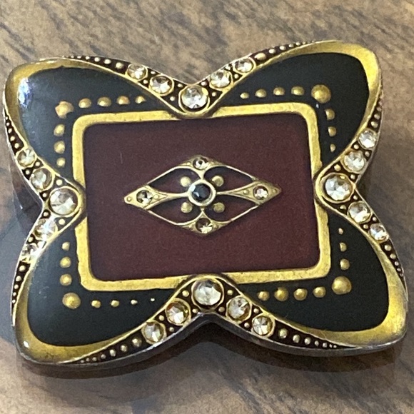 Grande Broche Vintage Signée Catherine Popesco - Motif Fruits Pommes - France